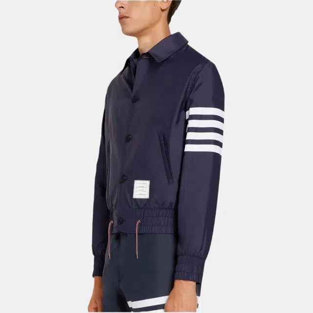 Thom Browne Classic Four-Bar Button Jacket