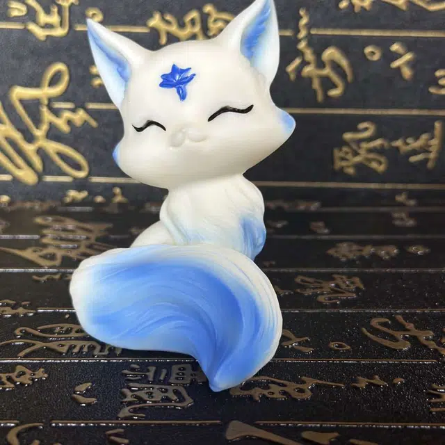 爵倾 左右狐狸（彩绘） 象牙果 菩提 男女同款情侣款