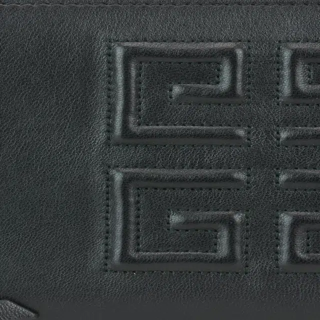 纪梵希 品牌徽标经典 小牛皮 钱包 女款 黑色