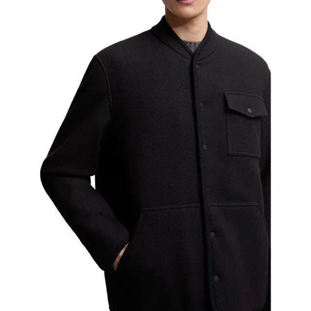 Moncler Wool Boucl Shirt Jacket