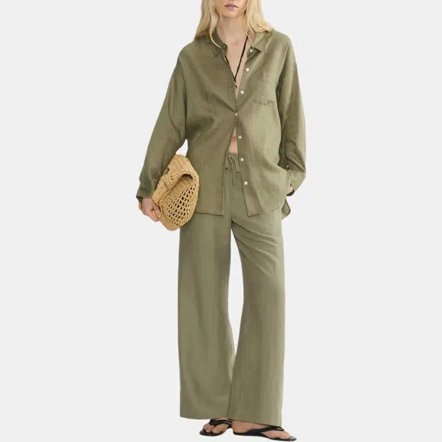 ARITZIA Wilfred Relaxed Linen Shirt