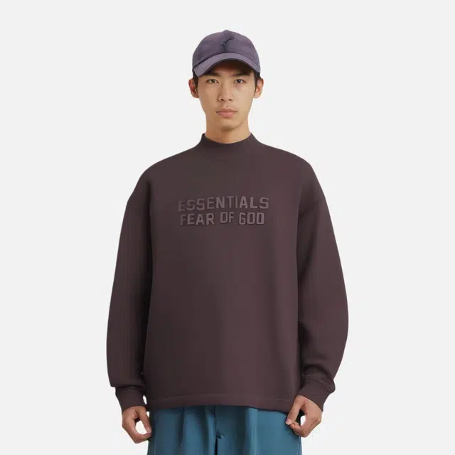 Fear of God Essentials SS23 Plum Crewneck