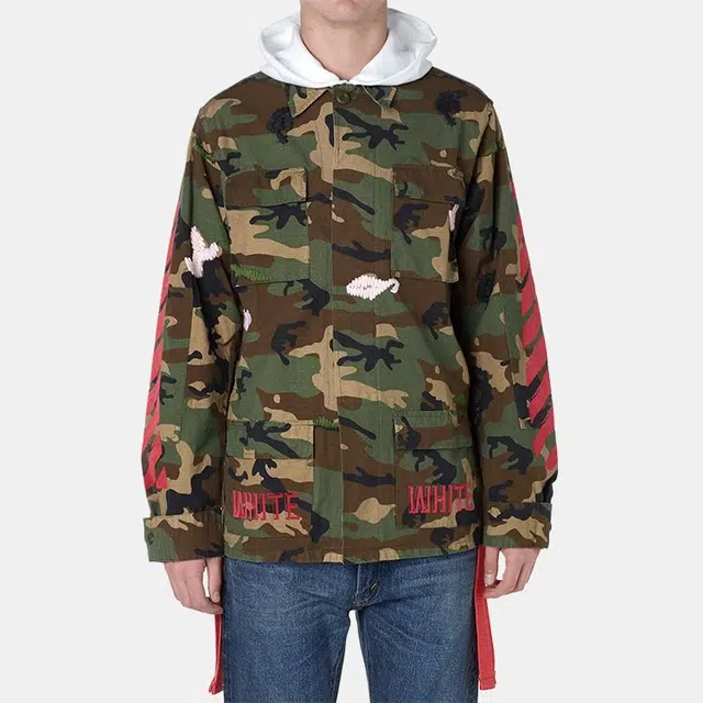 OFF-WHITE Camo Shirt Jacket