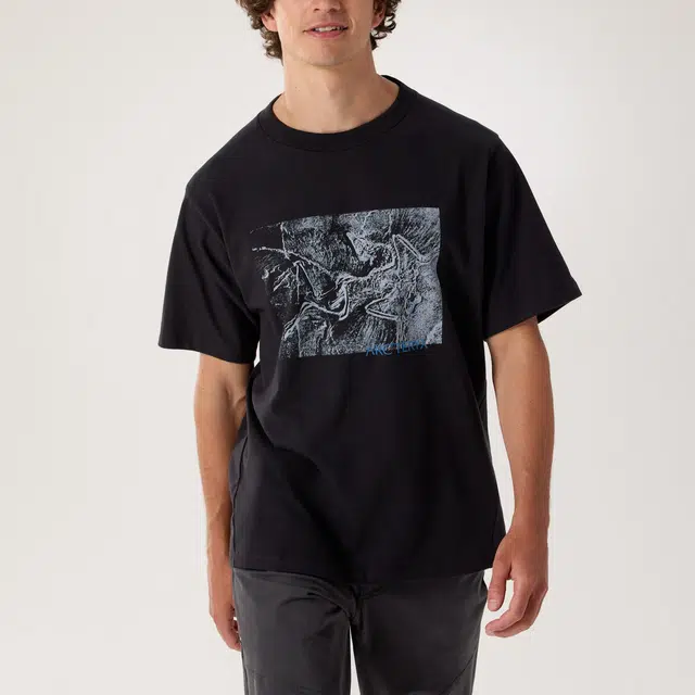 Arcteryx KRAGG SS25 COTTON LITHOGRAPHICA logoT