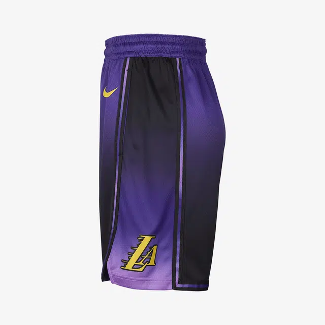 Nike x NBA Los Angeles Lakers Basketball Shorts Black