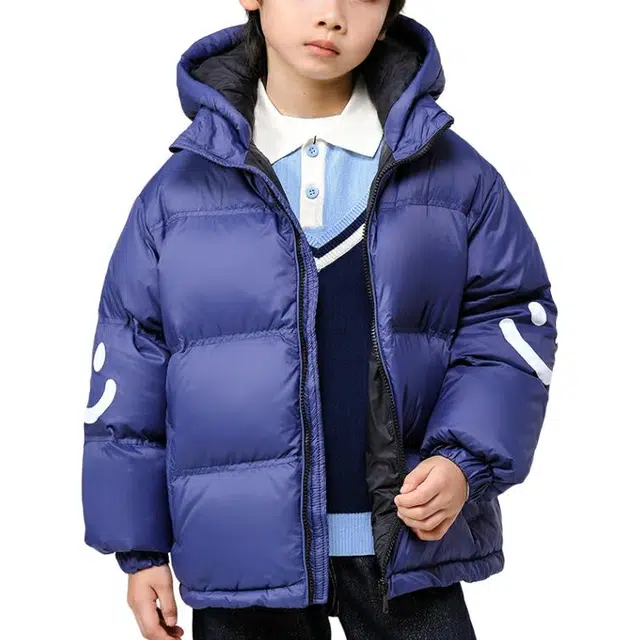 雅鹿 笑脸舒适柔软轻盈羽绒服 青少年