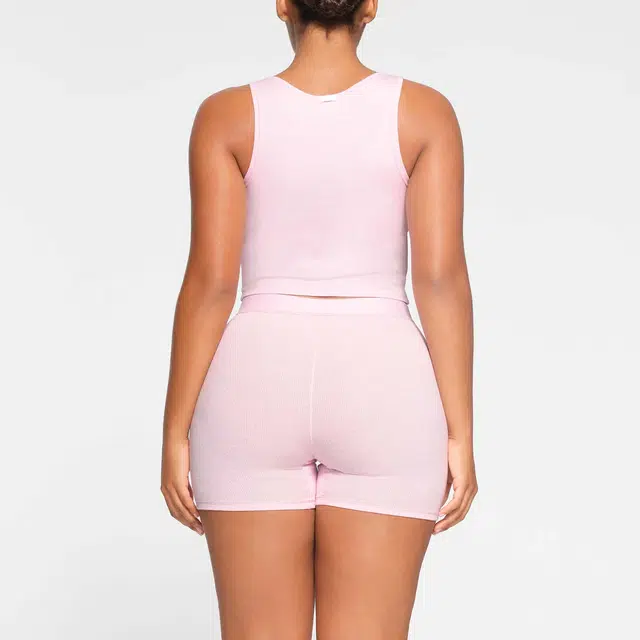 SKIMS COTTON RIB TANK 3-PACK 3 HOT PINK MULTI