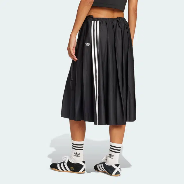 adidas originals RIBBON PLEATED MAXI SKIRT Logo