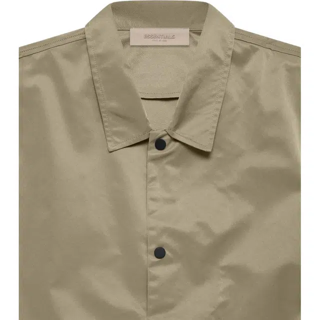 Fear of God Essentials SS22 Coaches Jacket Oak Logo