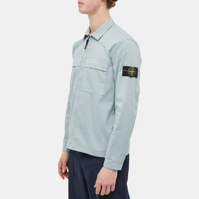 Stone Island SS23 Blue Shirt Jacket