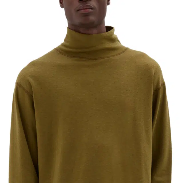 MARGARETHOWELL MIZUNO THERMAL FUNNEL NECK BREATH THERMO WOOL JERSEY