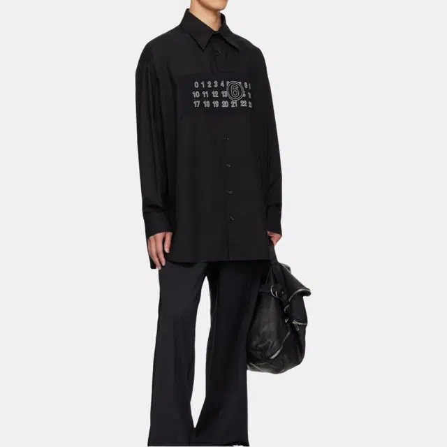 MM6 Maison Margiela Logo Button Shirt