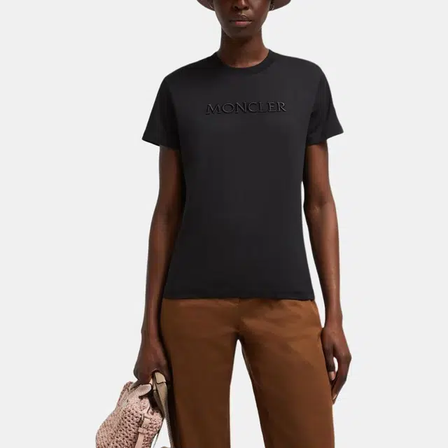 Moncler Embroidered Tonal Logo T