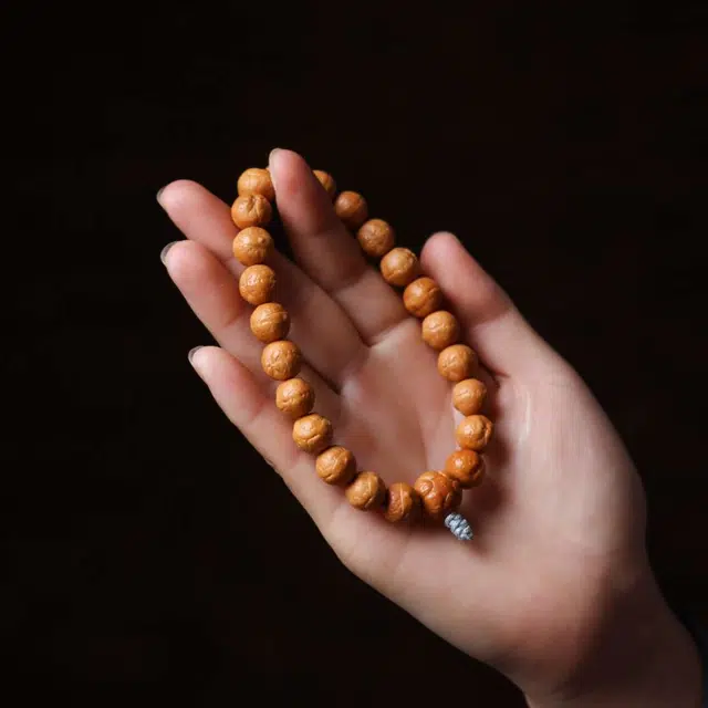 爵倾 猴头凤眼款 精品猴头精工雕刻凤眼 颗颗规整统一 金刚菩提 手串 男款