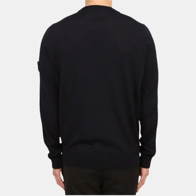 Stone Island Crew Neck Knit Sweater Blue