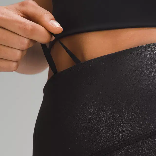 lululemon Wunder Train High-Rise Tight 28" Foil Black