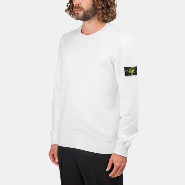 Stone Island Crewneck Sweatshirt White