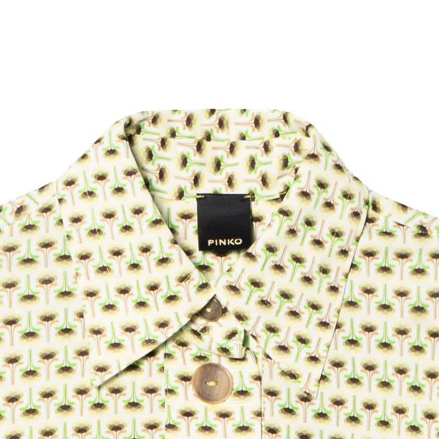 PINKO SS22 Yellow Polo