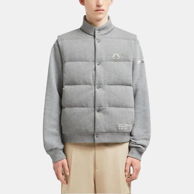 Moncler Genius x FRGMT SS25 Grey Vest