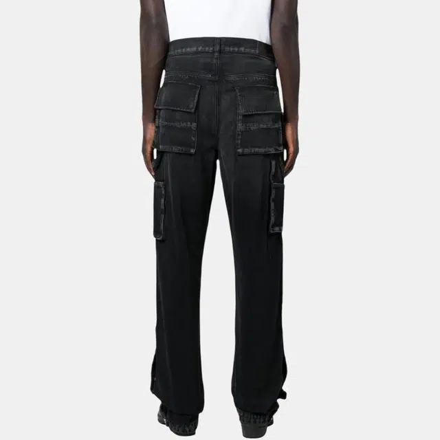 AMIRI Wide Leg Jeans Black