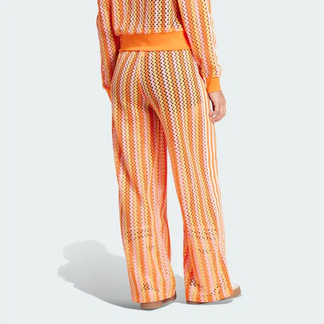 adidas originals FIREBIRD TRACK3-Stripes SS25 Summer Glow Tracksuit Bottoms