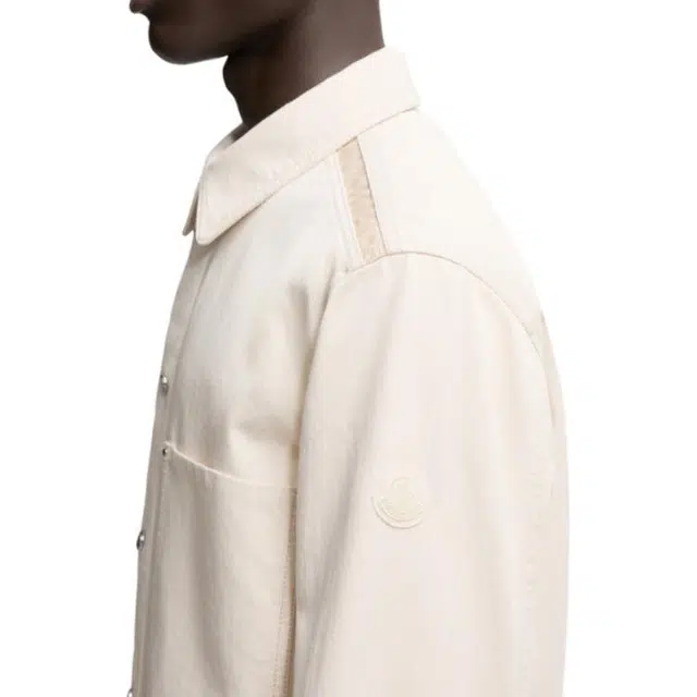 Moncler Denim Long Sleeve Shirt