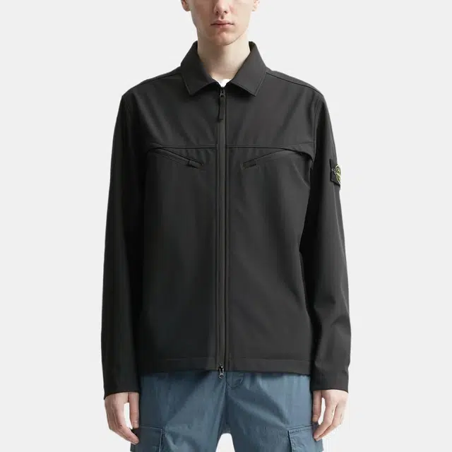 Stone Island Light Soft Shell-R Black