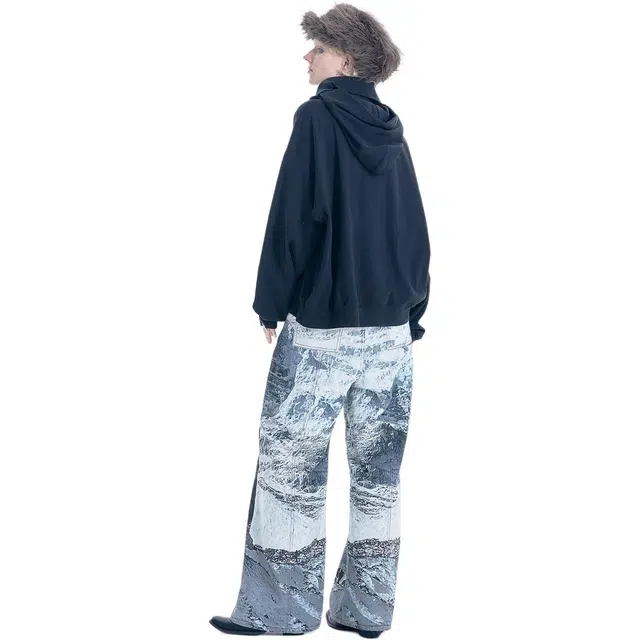 Apriority Clothing Baggy Pants White