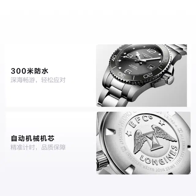 LONGINES 43mm L3.782.4.76.6