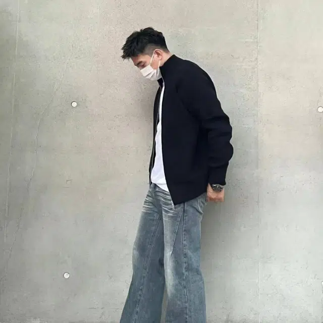 虫小绿 美式复古慵懒风多季适用拉链开衫外套针织衫 男款