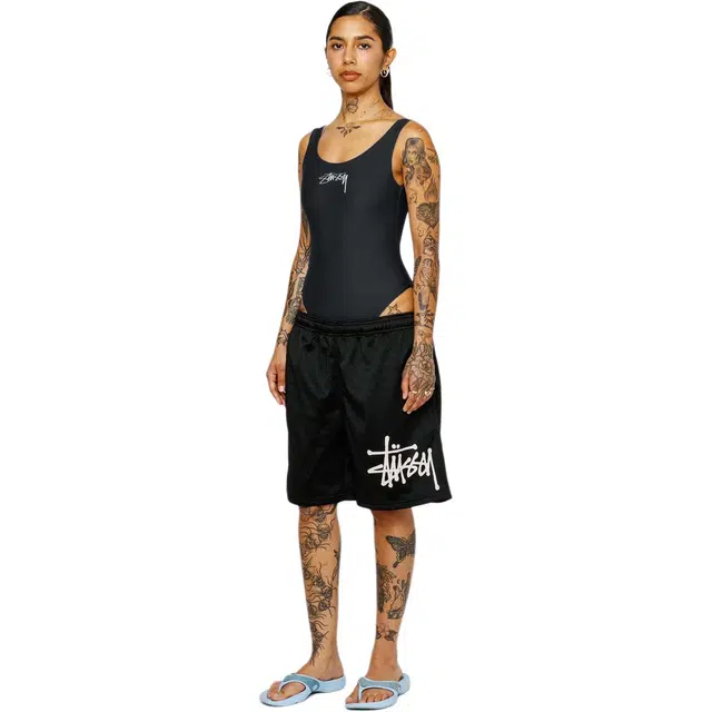 Stussy SS24 SURF STOCK ONE PIECE SWIMSUIT logo