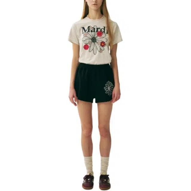 MARDI MERCREDI SS25 SLIM TSHIRT FLOWERMARDI BLOSSOM T