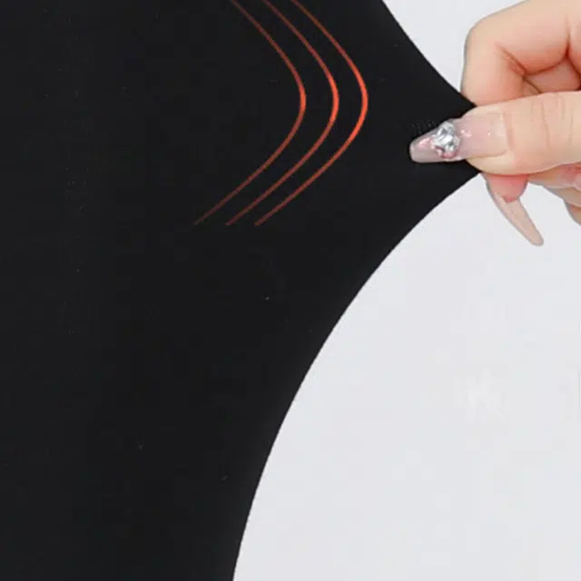 憨憨象字母贴标时尚舒适修身百搭 打底裤 青少年 黑色