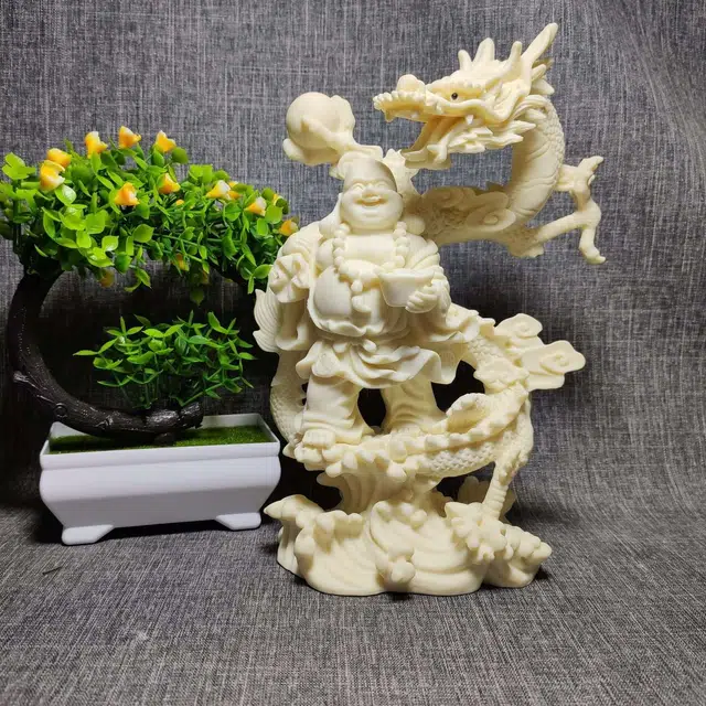 爵倾 《御龙弥勒》 象牙果 摆件 男女同款情侣款