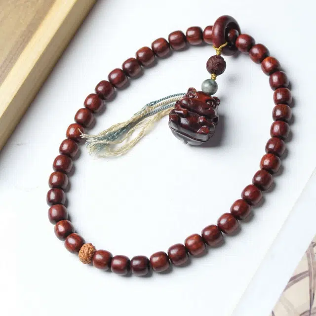 爵倾 马到成功 血檀 木作手链 男女同款情侣款