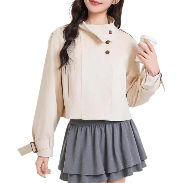 三福 休闲时尚小众风衣 女款