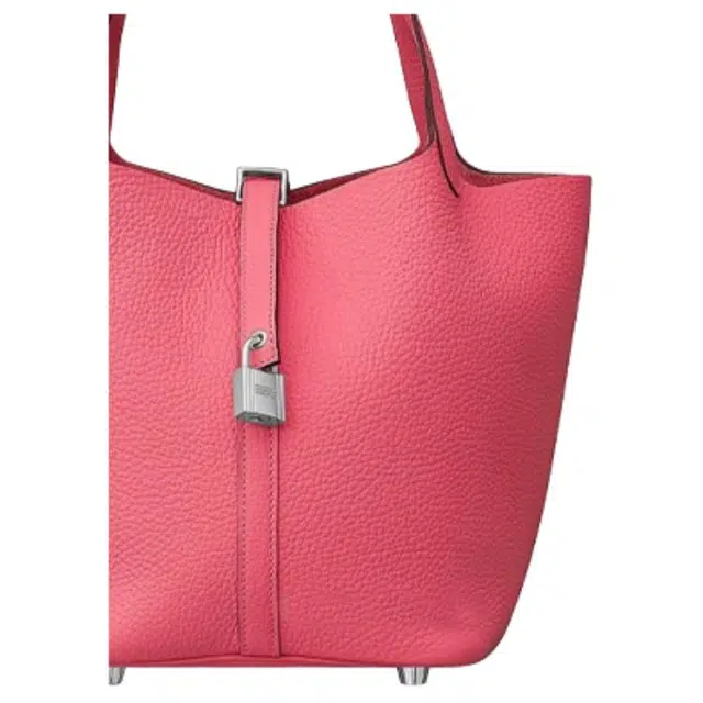 HERMES Picotin Lock 22 8W Rose Azalee