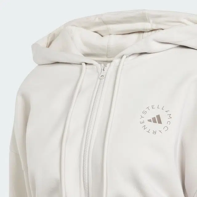 adidas x Stella McCartney SS24 Sportswear Cropped Hoodie Logo