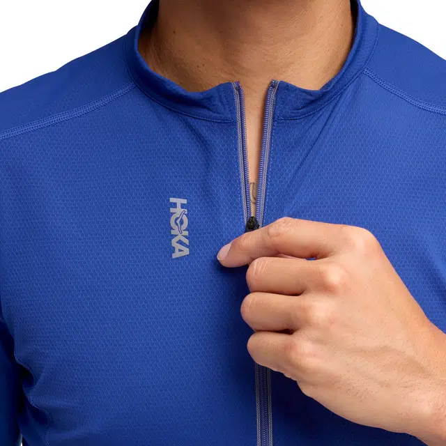 HOKA ONE ONE TRAIL RACEZIP SHORT SLEEVE T
