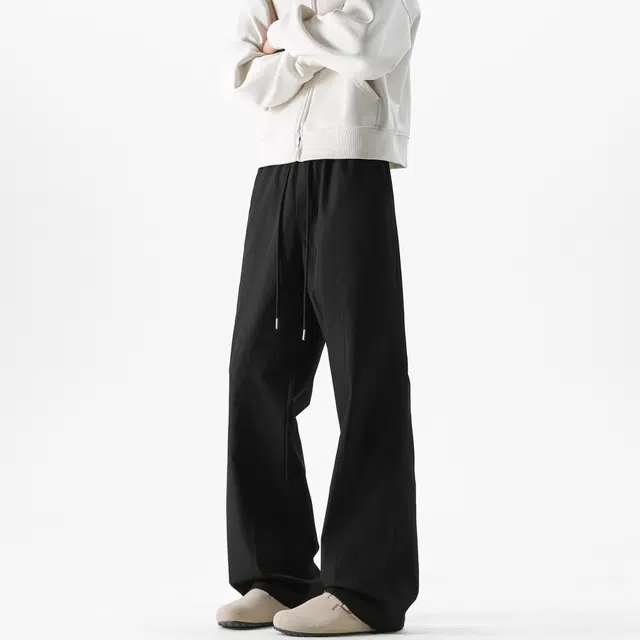 布客行 美式高街风纯色宽松多版型运动休闲裤 男女同款