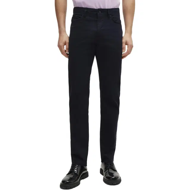 HUGO BOSS Slim-Fit Jeans In Lightweight Satin Stretch Denim