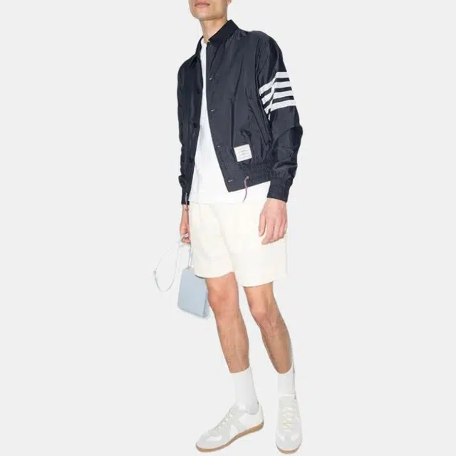 Thom Browne Classic Four-Bar Button Jacket