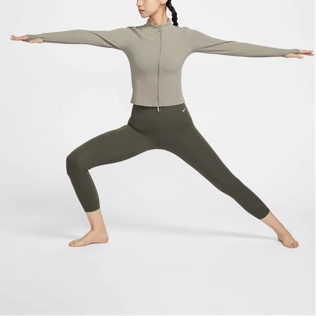 Nike Zenvy Dri-FIT Full-Zip Hoodie Light Olive