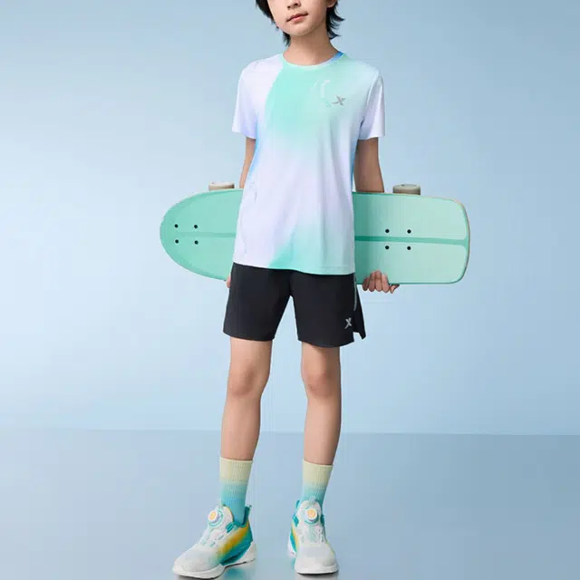 特步 舒适百搭洋气短裤 儿童款