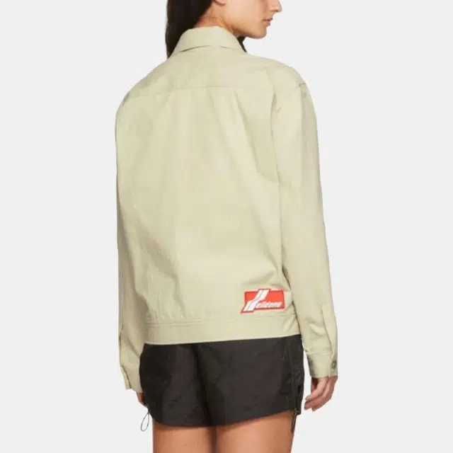 WE11DONE SS22 Denim Jacket Khaki