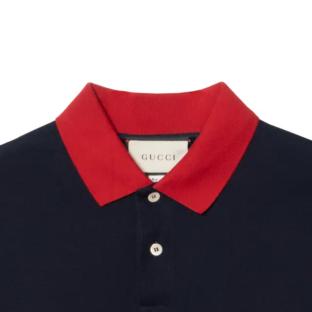 GUCCI FW22 Midnight Blue Polo