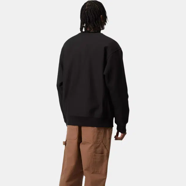 Carhartt WIP American Script Sweatshirt Black
