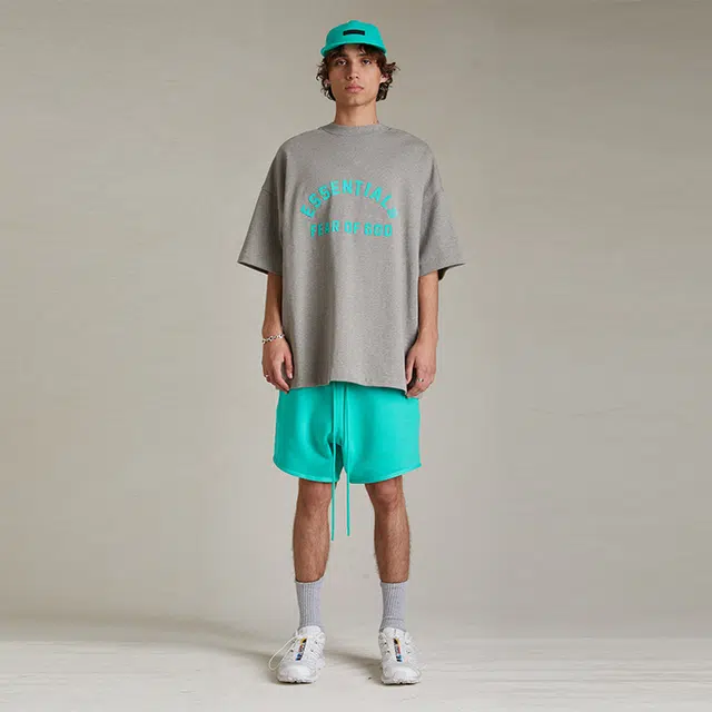 Fear of God Essentials SS24T Dark Heather Oatmeal