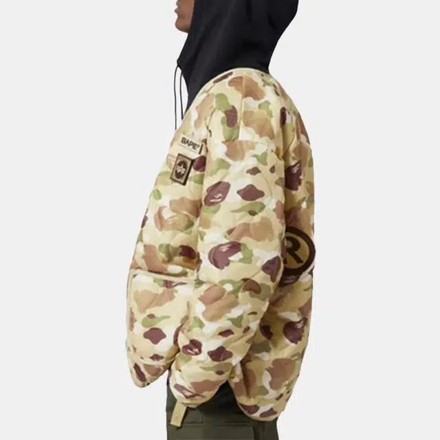 A BATHING APE x Alpha Industries Reversible Logo Jacket