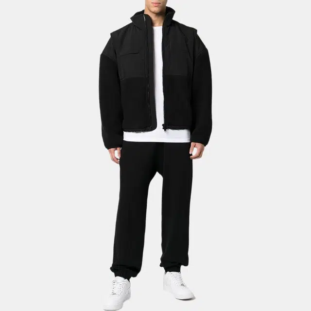 Alexander Wang拼接立领长袖夹克